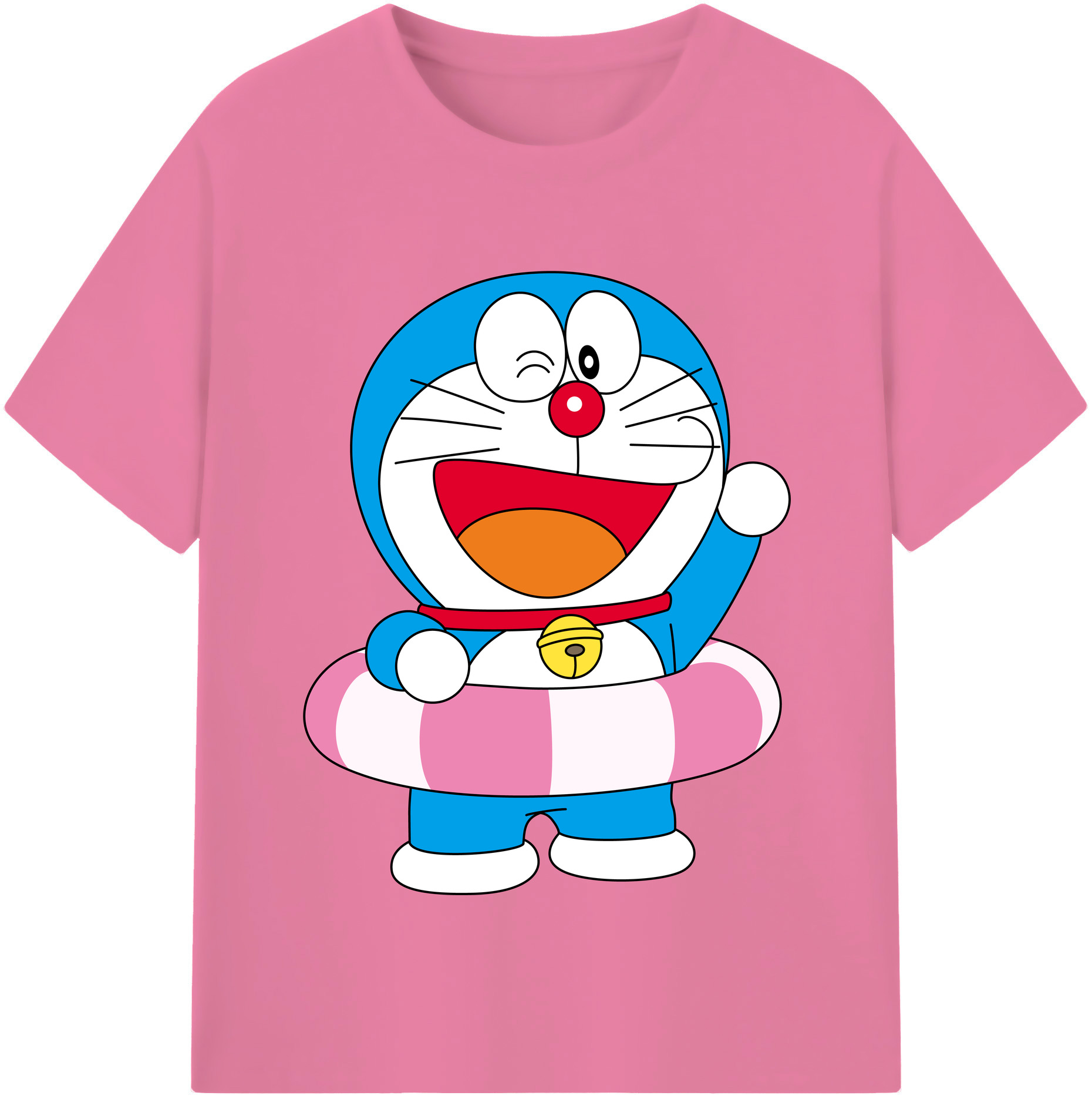 （画像用） ドラえもん Doraemon 綿100％半袖Tシャツ（フロントプリント）